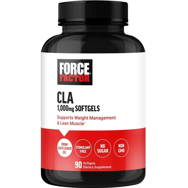 Force Factor CLA 1000 mg - 90 Cápsulas Blandas - Haz Tu Pedido