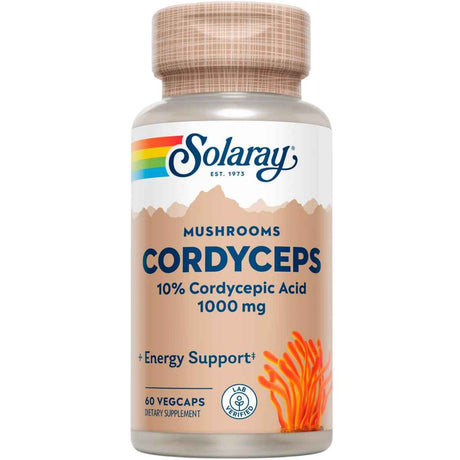 Solaray Extracto de Hongo Cordyceps 1000 mg - 60 Cápsulas Vegetales - Haz Tu Pedido