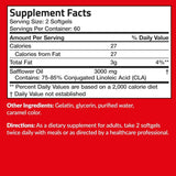 Futurebiotics CLA  3000 mg - 120 Cápsulas Blandas - Tabla Nutricional - Haz Tu Pedido