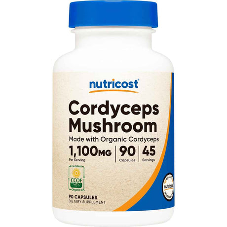 Nutricost Hongo Cordyceps 1100 mg - 90 Cápsulas - Haz Tu Pedido