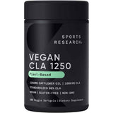Sports Research CLA  1250 mg - 180 Cápsulas Blandas Vegetales - Haz Tu Pedido
