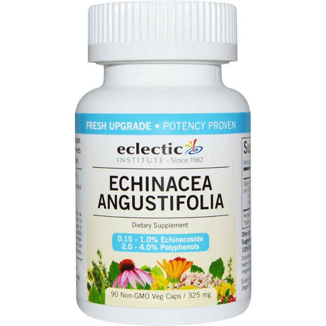 Eclectic Institute  Echinacea Angustifolia 325 mg - 90 Cápsulas Vegetales - Haz Tu Pedido