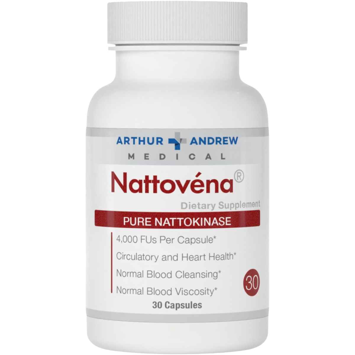 Arthur Andrew Medical Nattovena Nattoquinasa  - 30 Cápsulas - Haz Tu Pedido