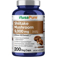 NusaPure Hongo Shiitake 9000 - 200 Cápsulas Vegetarianas - Haz Tu Pedido