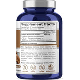 NusaPure Hongo Shiitake 9000 - 200 Cápsulas Vegetarianas - Tabla Nutricional - Haz Tu Pedido