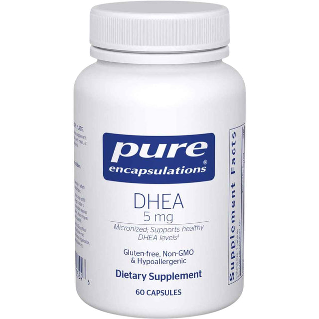 Pure Encapsulations DHEA  5 mg - 60 Cápsulas - Haz Tu Pedido