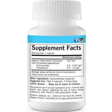 Eclectic Institute  Echinacea Angustifolia 325 mg - 90 Cápsulas Vegetales - Tabla Nutricional - Haz Tu Pedido