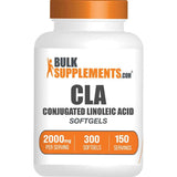 BulkSupplements.com Cla Ácido Linoleico Conjugado - 300 Cápsulas Blandas - Haz Tu Pedido