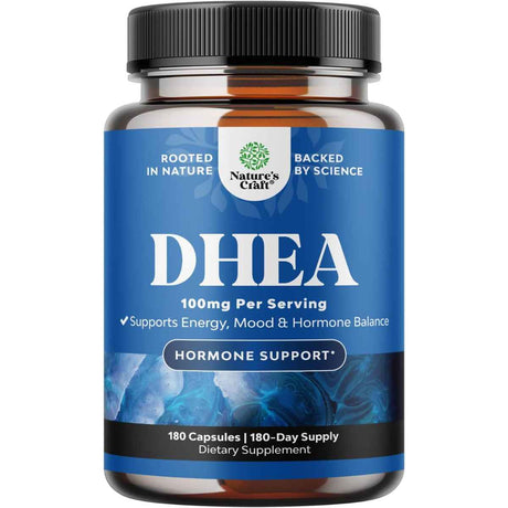 Natures Craft DHEA 100 mg - 180 Cápsulas - Haz Tu Pedido