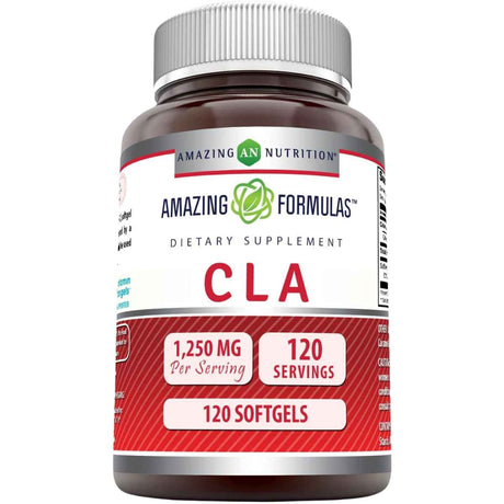 Amazing Nutrition CLA  1250 mg - 120 Cápsulas Blandas - Haz Tu Pedido