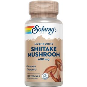 Solaray Hongo Shiitake 600 - 100 Cápsulas Vegetarianas - Haz Tu Pedido