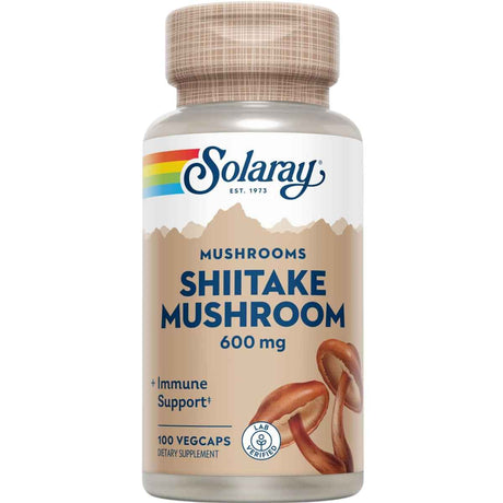 Solaray Hongo Shiitake 600 - 100 Cápsulas Vegetarianas - Haz Tu Pedido