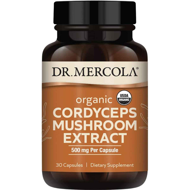Dr. Mercola Extracto de Hongo Cordyceps 500 mg - 30 Cápsulas - Haz Tu Pedido