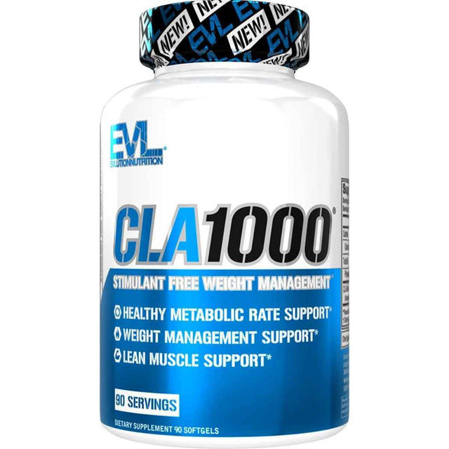 Evlution Nutrition CLA 1000 mg - 90 Cápsulas Blandas - Haz Tu Pedido