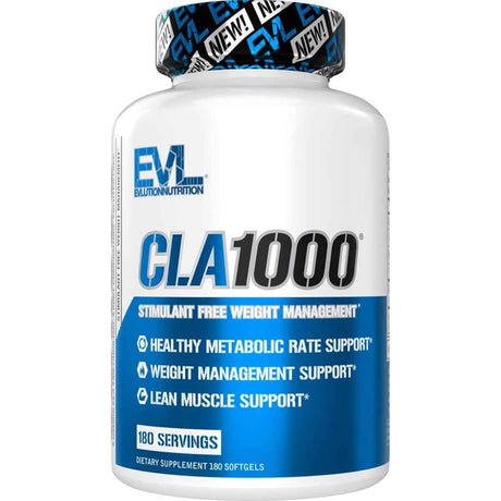 Evlution Nutrition CLA 1000 mg - 180 Cápsulas Blandas - Haz Tu Pedido