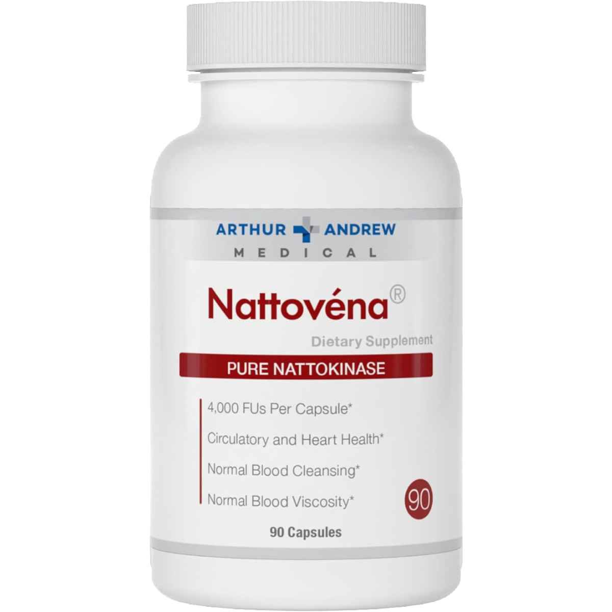 Arthur Andrew Medical Nattovena Nattoquinasa - 90 Cápsulas - Haz Tu Pedido
