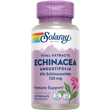 Solaray Echinacea Angustifolia 125 mg - 60 Cápsulas Vegetales - Haz Tu Pedido