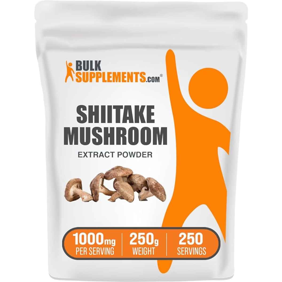 BulkSupplements Hongo Shiitake 1000 mg - Polvo