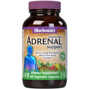 Bluebonnet Suplento para Salud de las Glándulas Suprarrenales - 60 Cápsulas Vegetales - Haz Tu Pedido