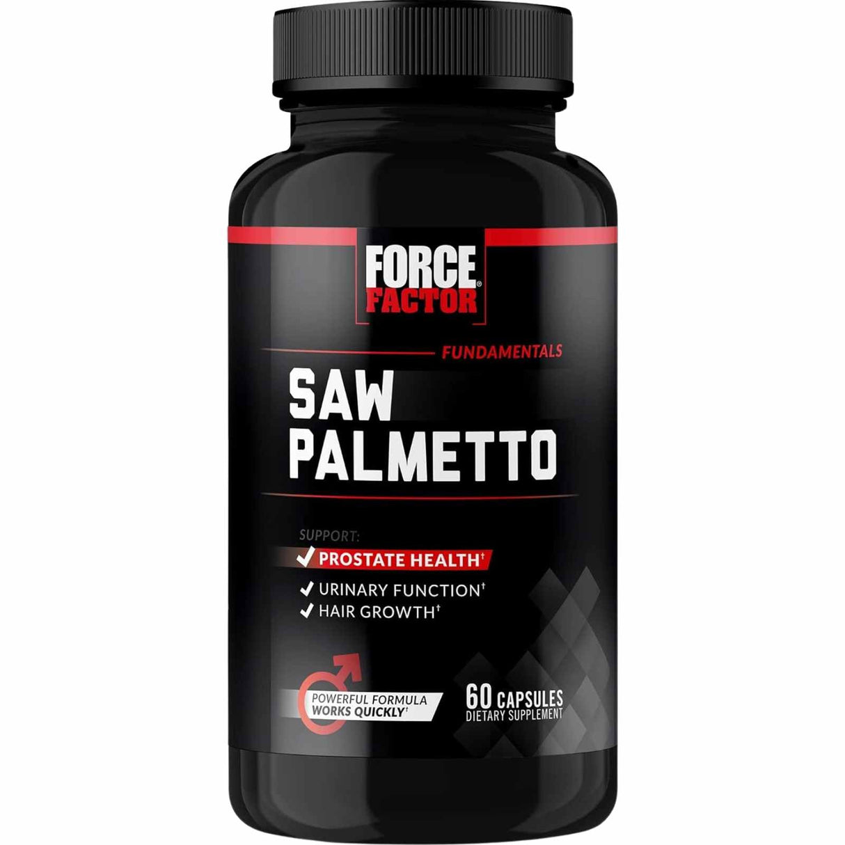 Force Factor Saw Palmetto - 60 Cápsulas