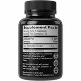 Hair Thickness Maximizer Saw Palmetto - 90 Cápsulas - Tabla Nutricional - Haz Tu Pedido