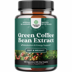 Natures Craft Extracto de Grano de Café Verde - 120 Cápsulas - Haz Tu Pedido
