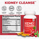 Health Plus Suplemento Limpieza Renal - 60 Cápsulas - Tabla Nutricional - Haz Tu Pedido
