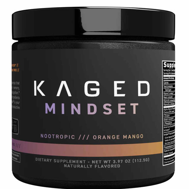 Kaged Kaged Mindset™ Nootrópico - Sabor Naranja Y Mango - 112 g - Haz Tu Pedido
