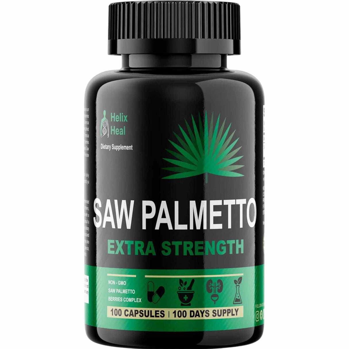 Helix Heal Saw Palmetto - 100 Cápsulas - Haz Tu Pedido