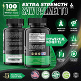 Helix Heal Saw Palmetto - 100 Cápsulas - Tabla Nutricional - Haz Tu Pedido