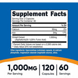 Cápsulas de Shilajit Nutricost de alta potencia - 120 cápsulas, disponibles para envío a Colombia