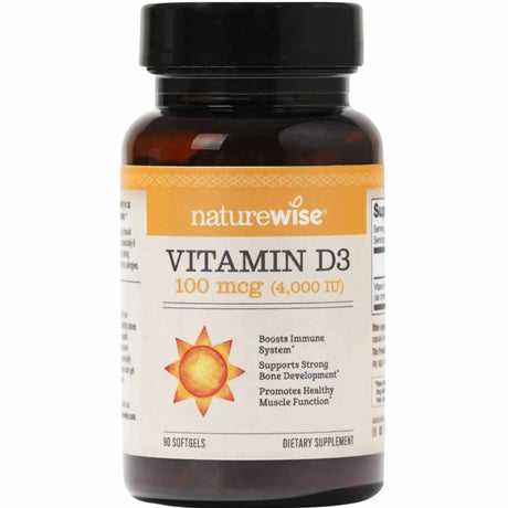 NatureWise Vitamina D3 4000 IU - 90 Cápsulas Blandas - Haz Tu Pedido
