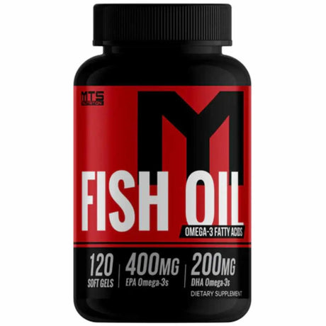 MTS Nutrition Fish Oil acidos grasos omega 3 - 120 Cápsulas Blandas  Haz Tu Pedido
