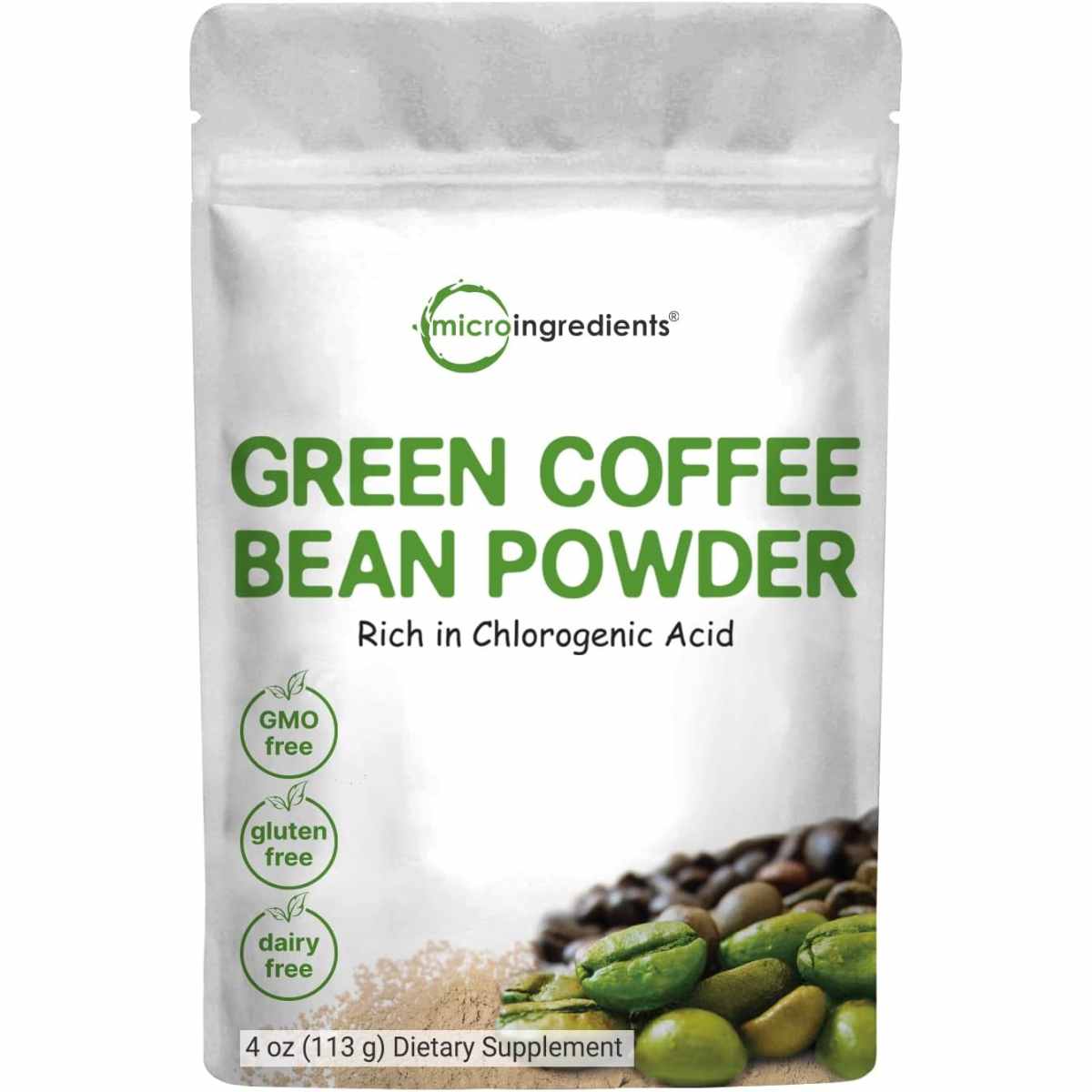 Micro Ingredients Extracto de Grano de Café Verde - 113 g - Haz Tu Pedido
