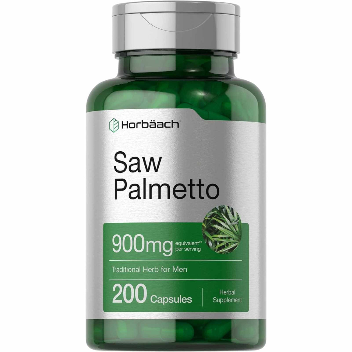 Horbäach Saw Palmetto 900 mg - 200 Cápsulas de Liberación Rápida - Haz Tu Pedido