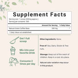 Micro Ingredients Extracto de Grano de Café Verde - 113 g - Tabla Nutricional - Haz Tu Pedido
