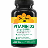 Country Life Vitamina D3 5000 IU - 365 Cápsulas Blandas - Haz Tu Pedido