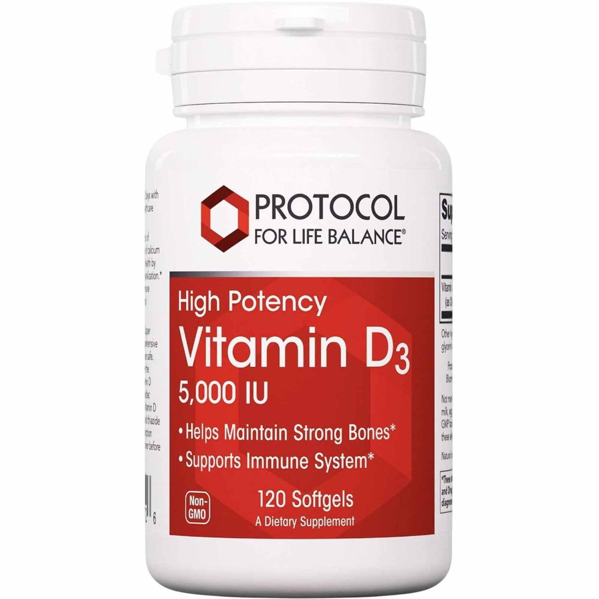 Protocol For Life Balance Vitamina D3 5000 IU - 120 Cápsulas Blandas - Haz Tu Pedido