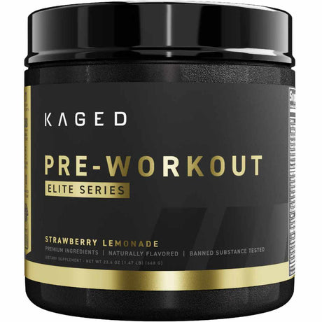 Kaged Pre-Entrenamiento Elite - Sabor Limonada de fresa - 668 g - Haz Tu Pedido
