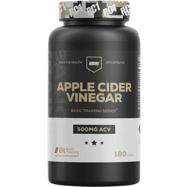 Redcon1 Vinagre de Sidra de Manzana - 180 Cápsulas - 500 mg - 180 Servicios - Haz Tu Pedido
