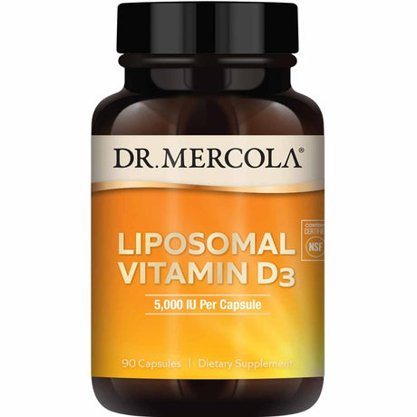 Dr. Mercola Vitamina D3 5000 IU - 90 Cápsulas - Haz Tu Pedido
