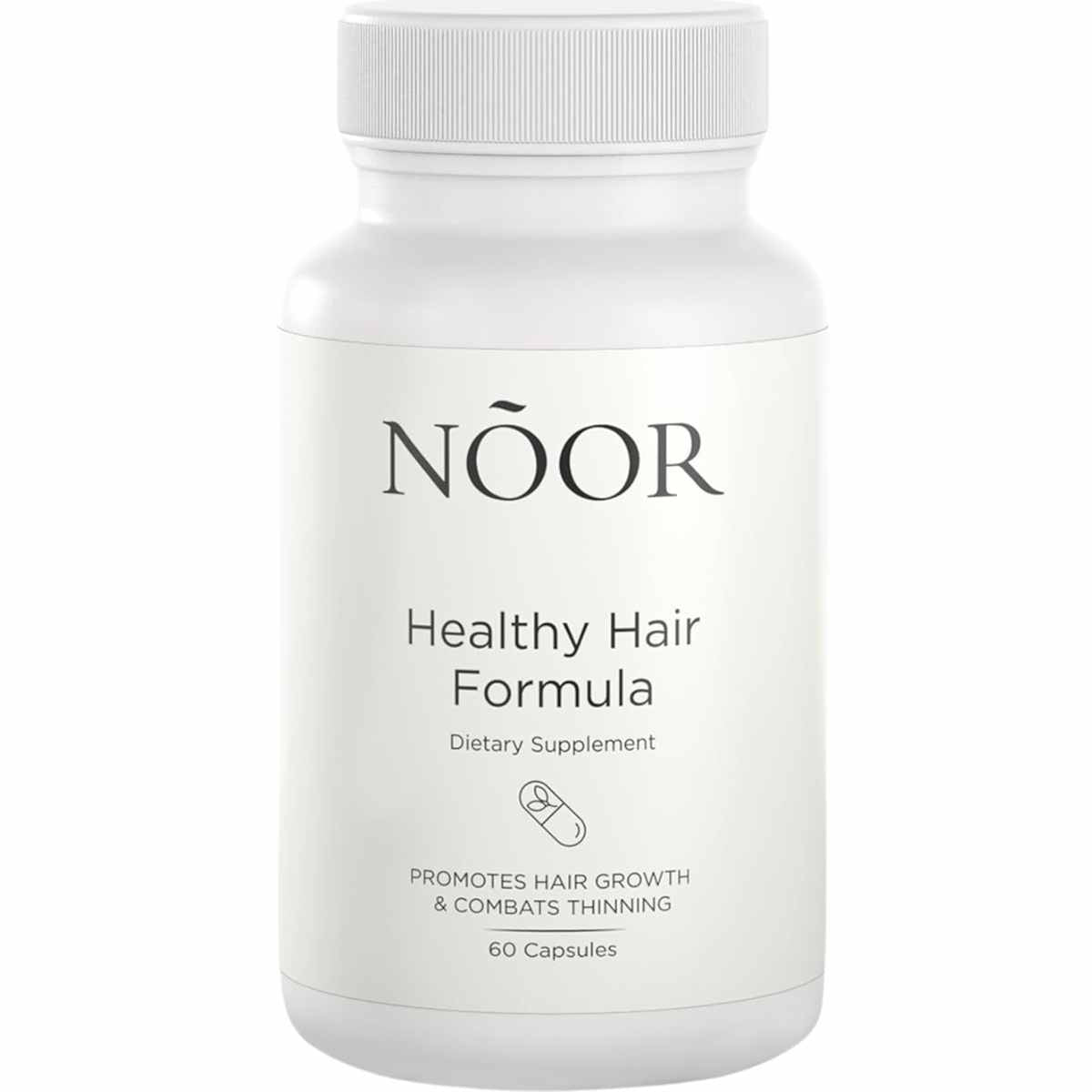 Noor Hair Suplemento para el Crecimiento del Cabello - 60 Cápsulas - Haz Tu Pedido
