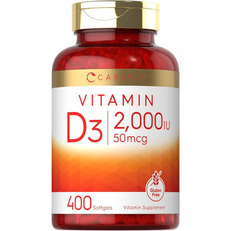 Carlyle Vitamin D3 - 400 Cápsulas Blandas - Haz Tu Pedido