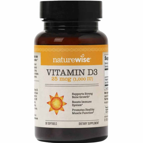 NatureWise Vitamina D3 1000 IU - 30 Cápsulas Blandas - Haz Tu Pedido