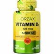 Orzax Vitamina D3 - 360 Cápsulas Blandas - Haz Tu Pedido