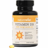 NatureWise Vitamina D3 4000 IU - 200 Cápsulas Blandas - Haz Tu Pedido