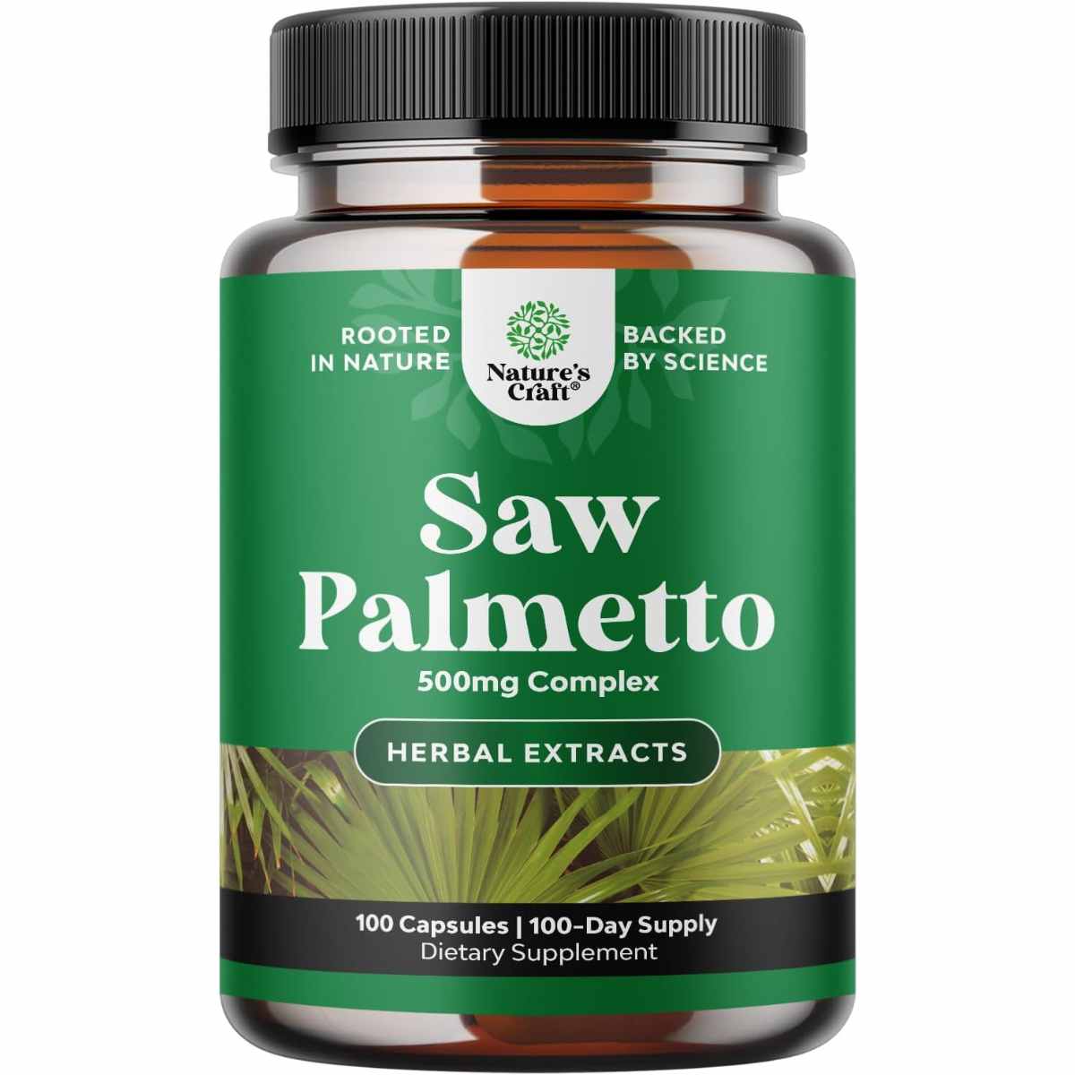 Natures Craft Saw Palmetto 500 mg - 100 Cápsulas - Haz Tu Pedido