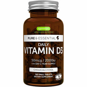 Igennus Healthcare Nutrition Vitamina D3 2000 IU - 365 Tabletas - Haz Tu Pedido