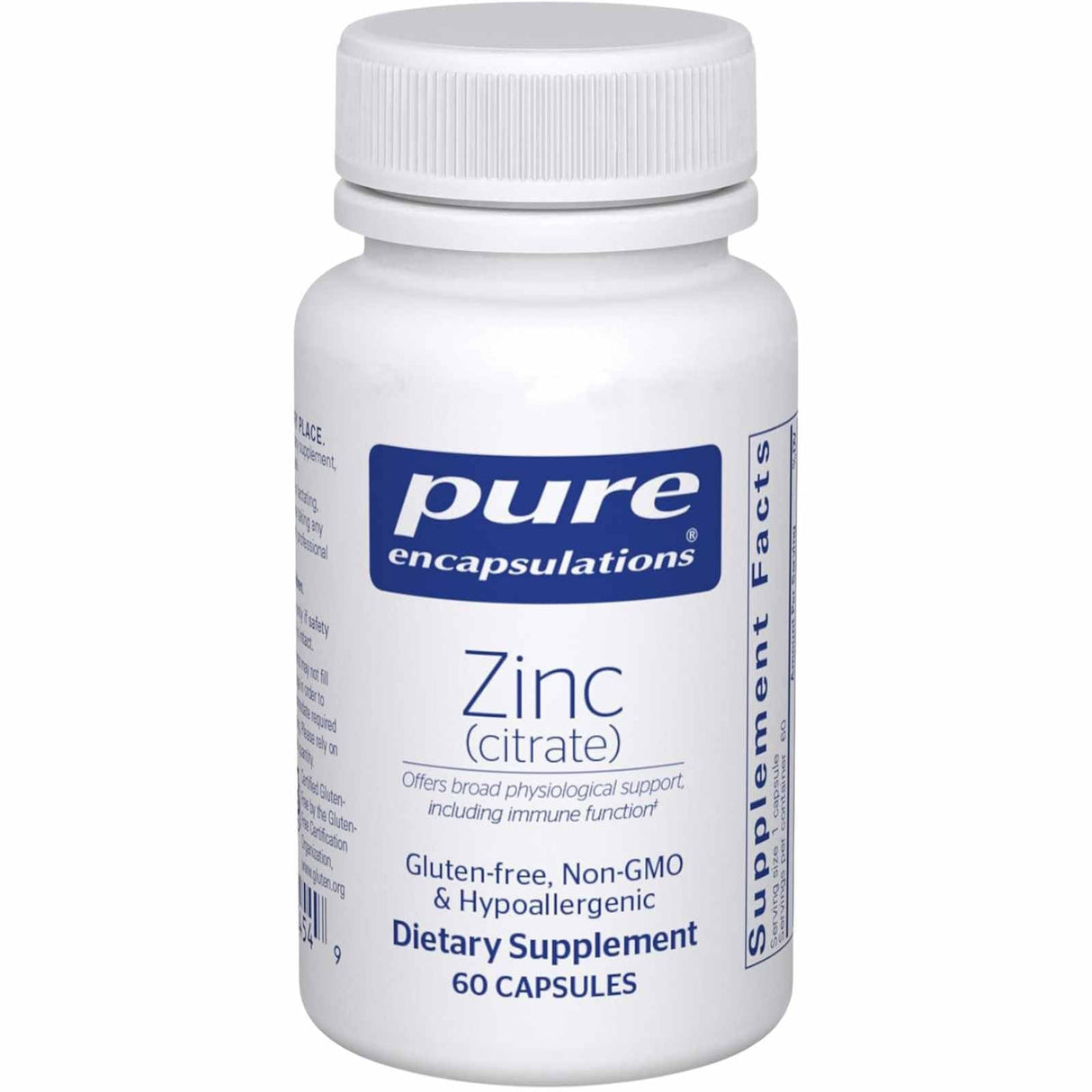  Citrato de Zinc - 60 Cápsulas - Haz Tu Pedido