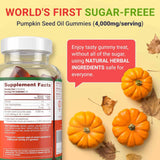 Purify Life Aceite de Semilla de Calabaza 4000 mg - 60 Gomitas - Tabla Nutricional - Haz Tu Pedido